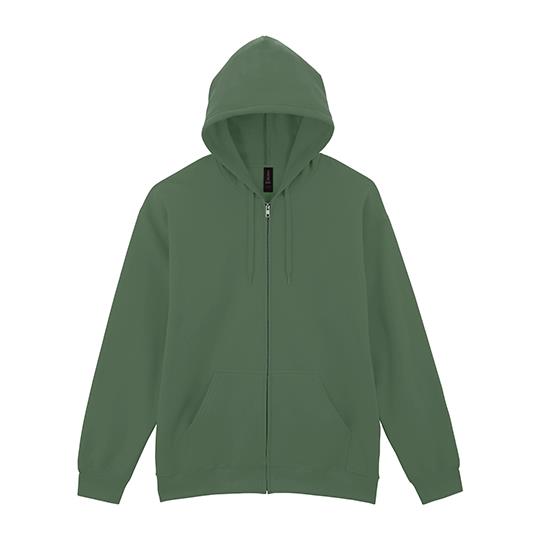 Softstyle® Midweight Fleece Adult Full Zip Hooded Sweatshirt