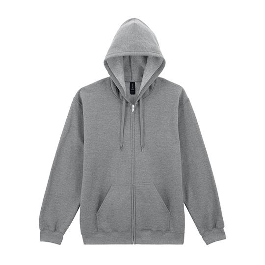 Softstyle® Midweight Fleece Adult Full Zip Hooded Sweatshirt