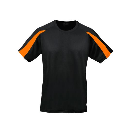 Jet Black Electric Orange