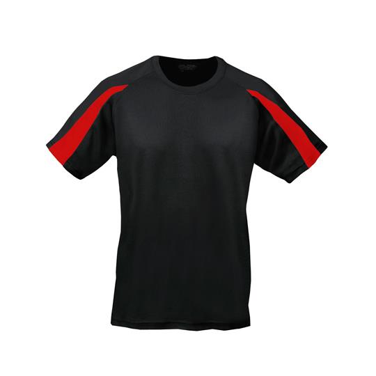 Jet Black Fire Red