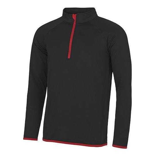 Jet Black Fire Red