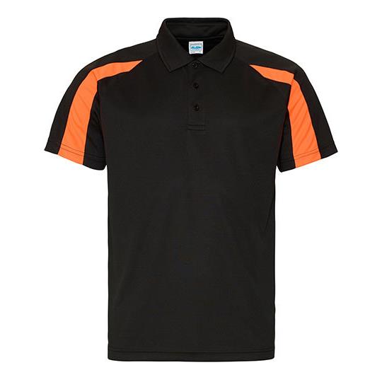 Jet Black Electric Orange