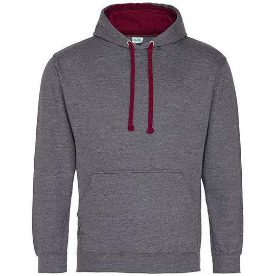 Charcoal (Heather) Burgundy