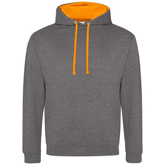 Charcoal (Heather) Orange Crush