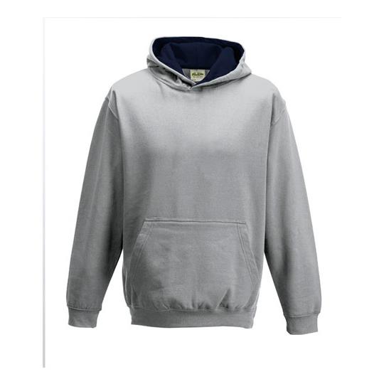 Heather Grey French Navy