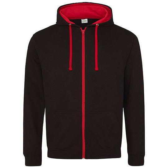 Jet Black Fire Red