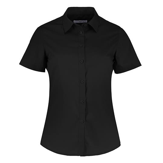 Women´s Tailored Fit Poplin Shirt Short Sleeve