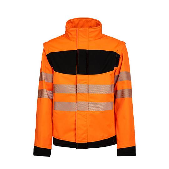 EOS Hi-Vis Workwear Softshell Jacket With Printing Area