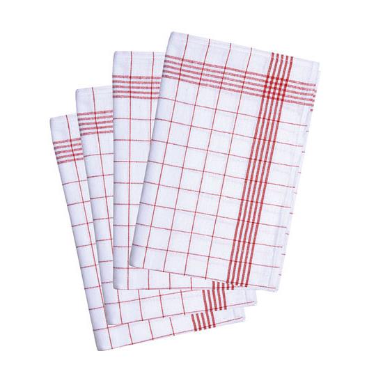 Red (ca. Pantone 186C) White