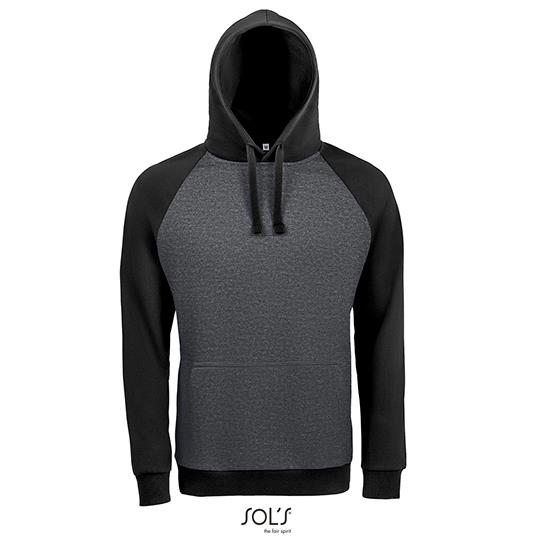 Charcoal Grey Melange Black