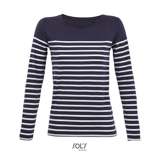Women´s Long Sleeve Striped T-Shirt Matelot