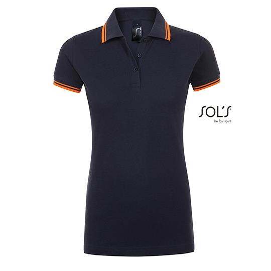 French Navy Neon Orange