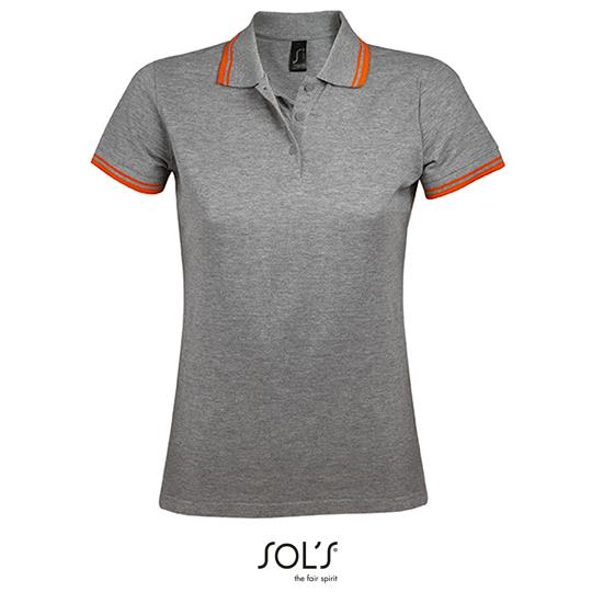 Grey Melange Orange