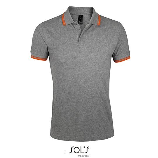 Grey Melange Orange