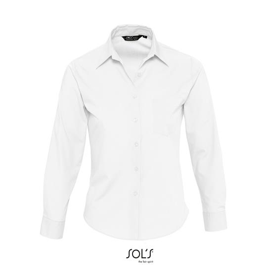 Popeline-Blouse Executive Long Sleeve