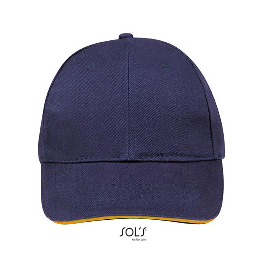 French Navy Neon Orange