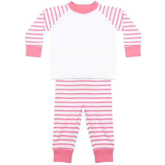 Pink Stripe White