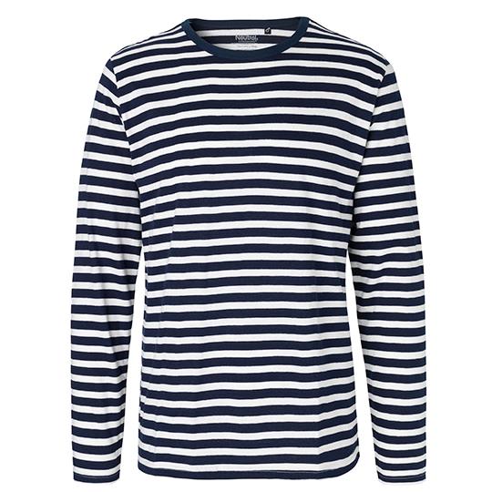 White - Navy (Striped)