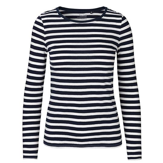White - Navy (Striped)