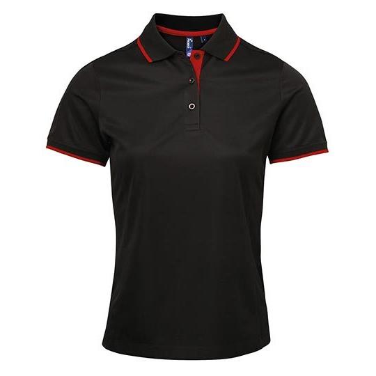 Black (ca. Pantone Black C) Red (ca. Pantone 200C)