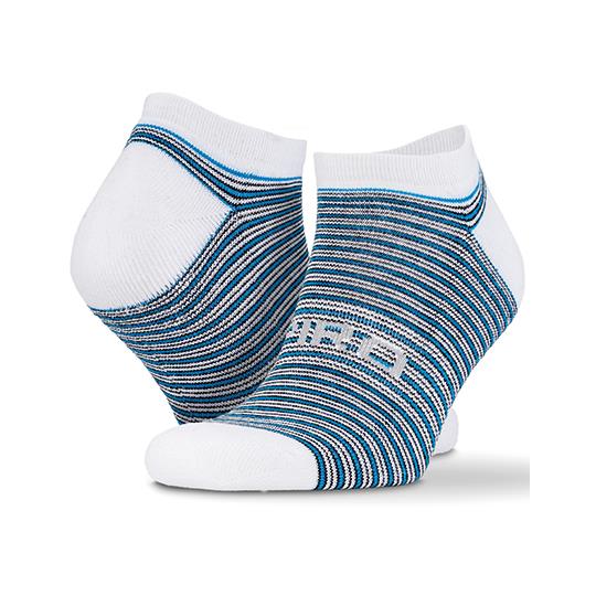 3-Pack Mixed Stripe Coolmax Sneaker Socks