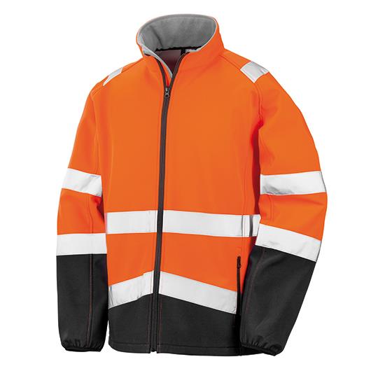 Fluorescent Orange Black