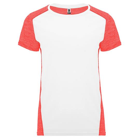 White 01 Heather Fluor Coral 244