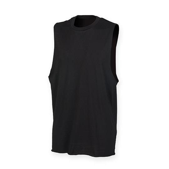 Men´s High Neck Slash Armhole Vest