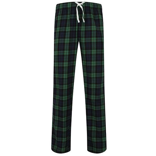 Navy-Green Check