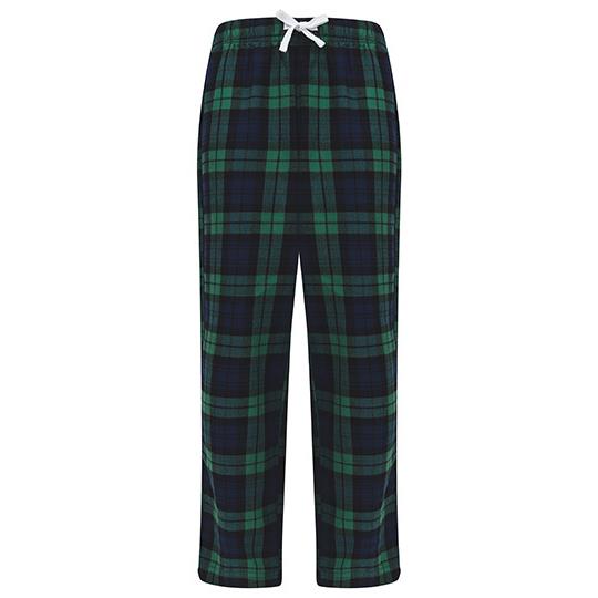 Navy-Green Check
