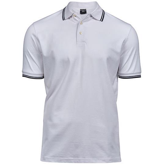 Men´s Luxury Stripe Stretch Polo