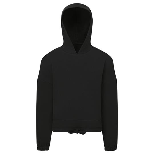 Kids Recycled Cropped Oversize Hoodie
