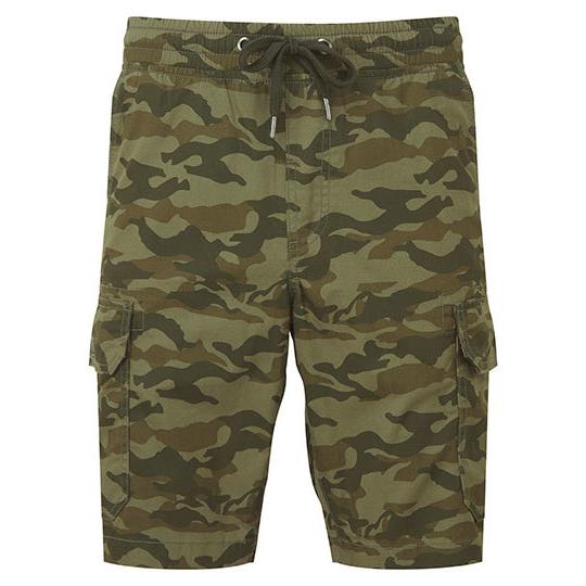 Men´s Camo Cargo Utility Shorts