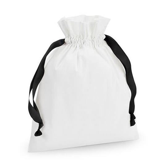 Cotton Gift Bag with Ribbon Drawstring
