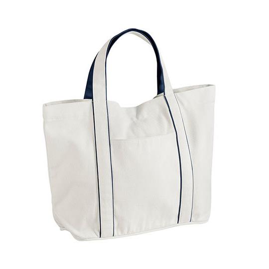 Soft White French Navy