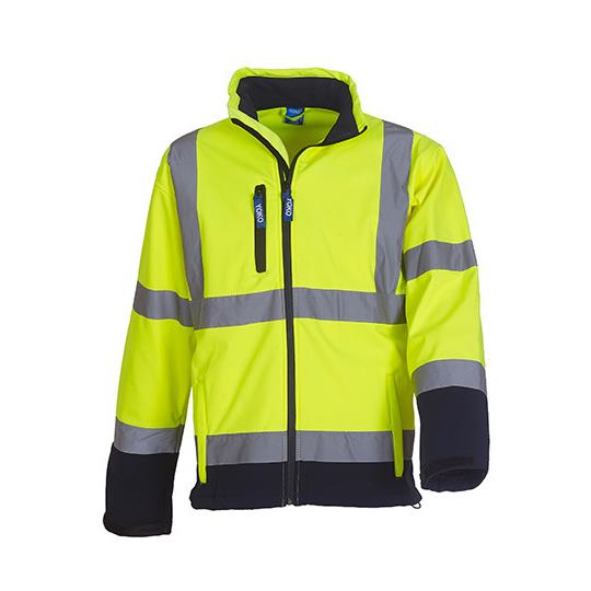 Hi-Vis Yellow Navy