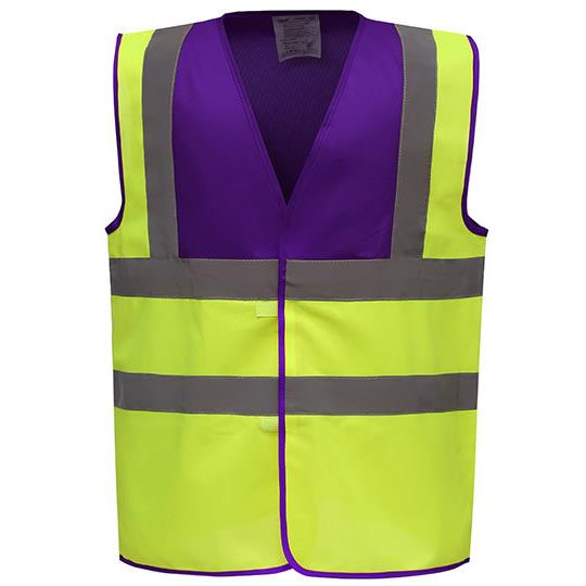 Purple Yoke Hi-Vis Yellow
