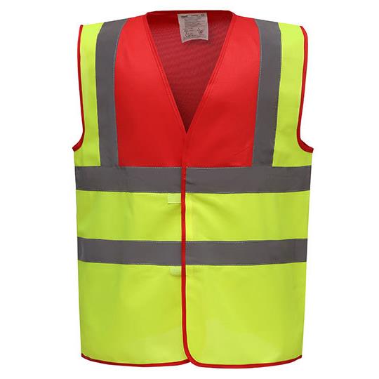 Red Yoke Hi-Vis Yellow
