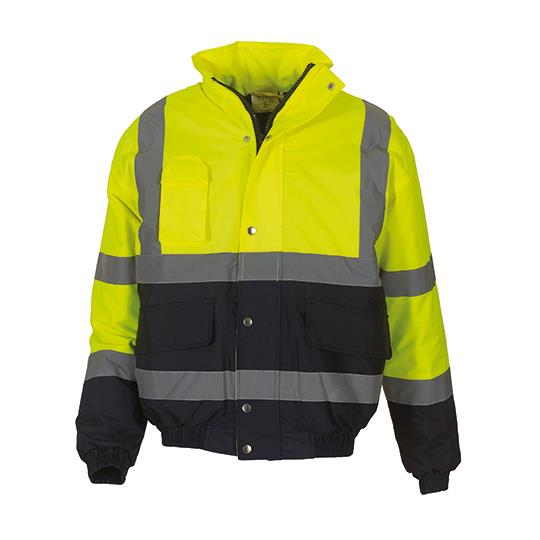 Hi-Vis Yellow Navy