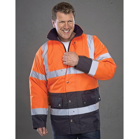 Hi-Vis Orange Navy
