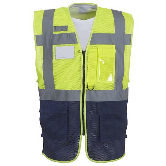 Hi-Vis Yellow Navy