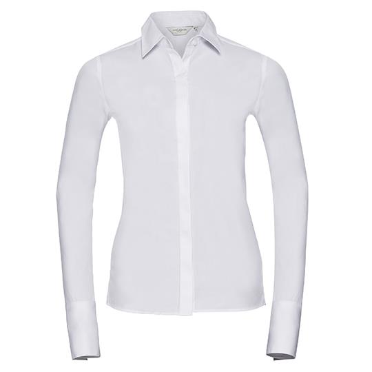 Ladies´ Long Sleeve Fitted Ultimate Stretch Shirt