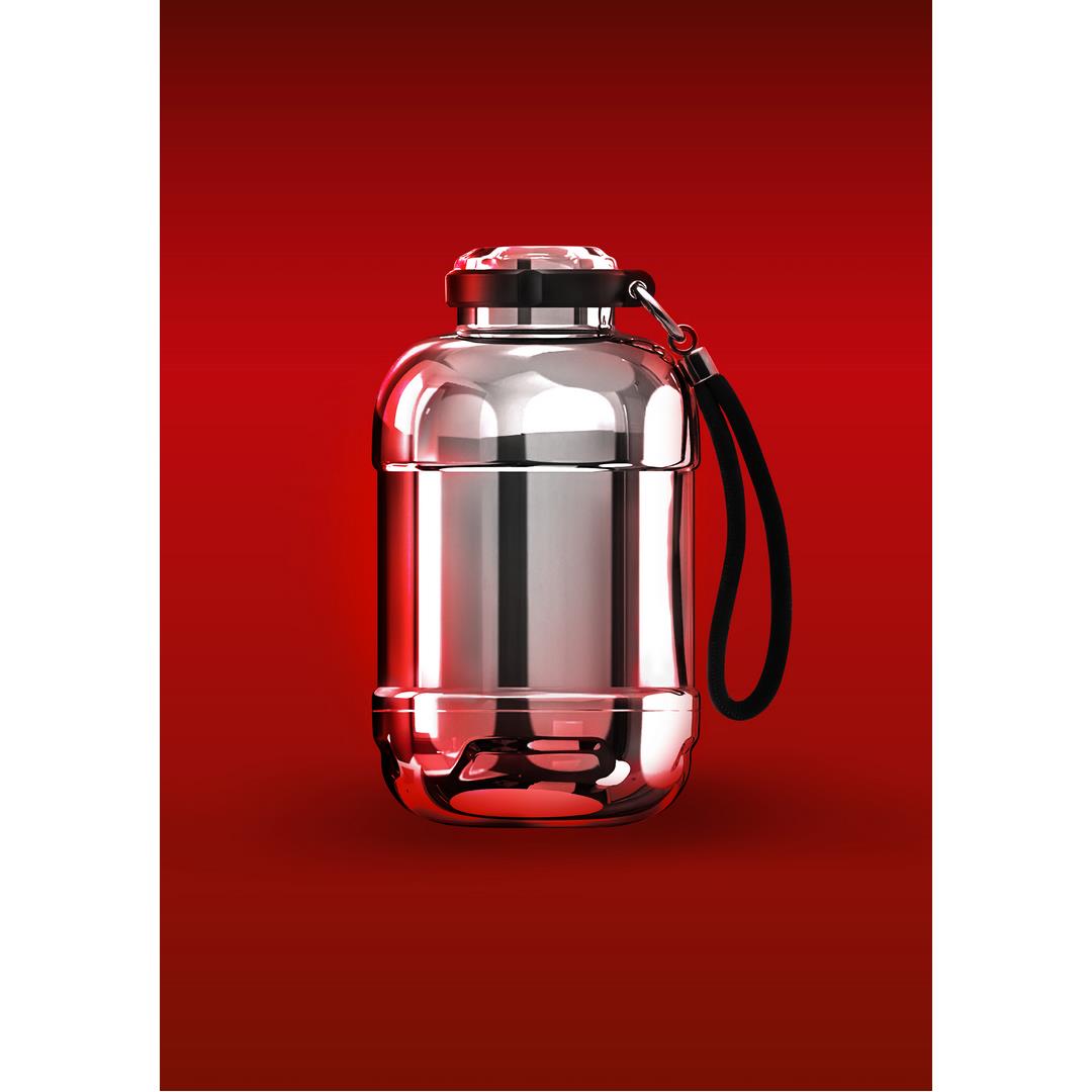 FOCUS Handpolierte Edelstahl- Vakuumflasche 685 ml