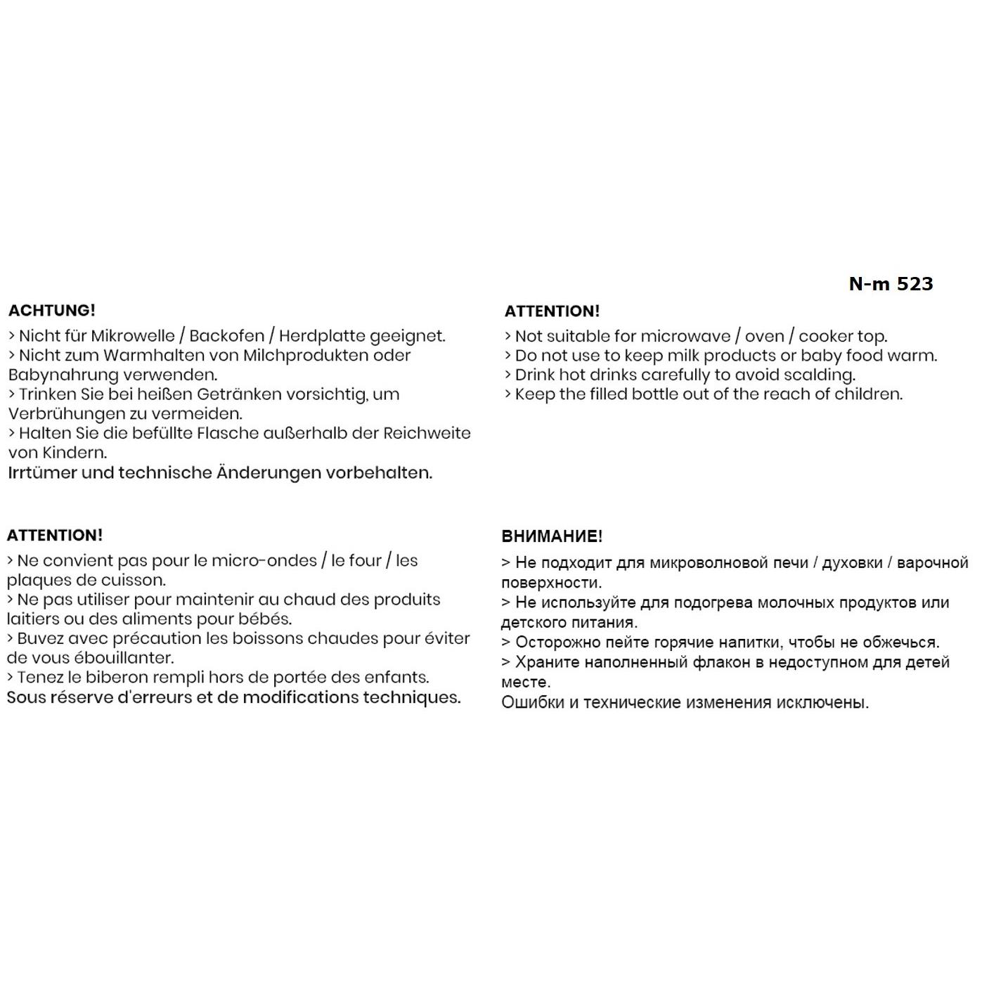 Einhand Thermosbecher 350 ml mit Vakuum-Isolierung