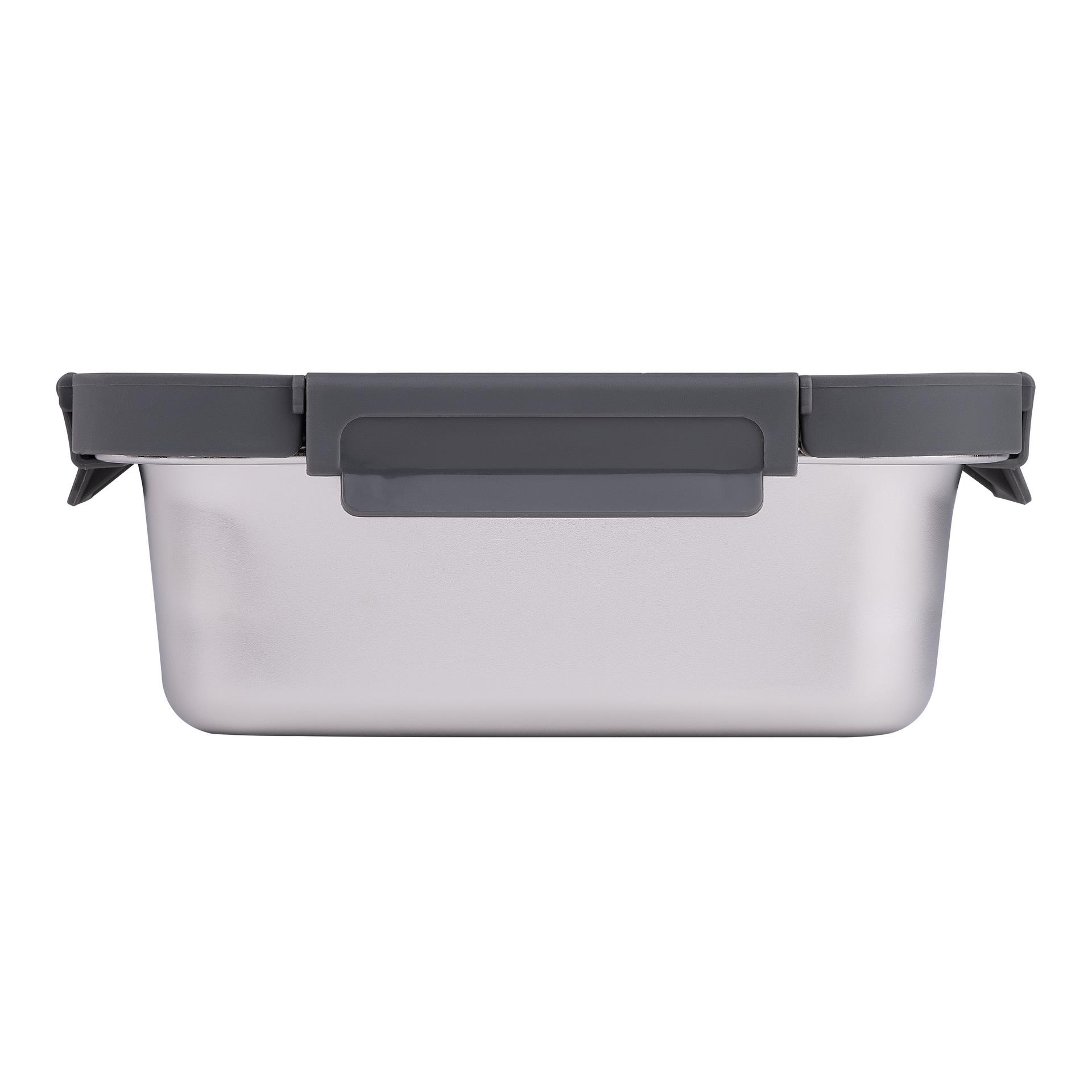 WAVE Mikrowellenfähiger Edelstahlcontainer 1250 ml