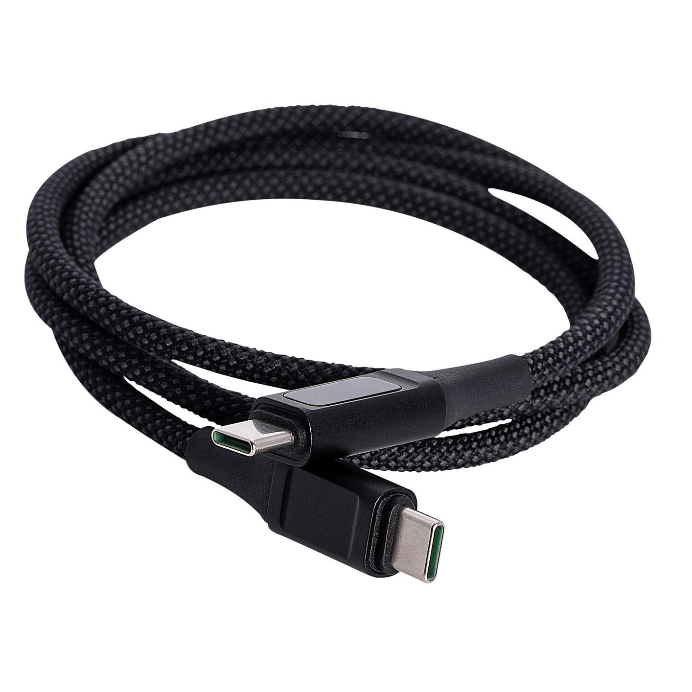 METER 100W Ladekabel mit Display