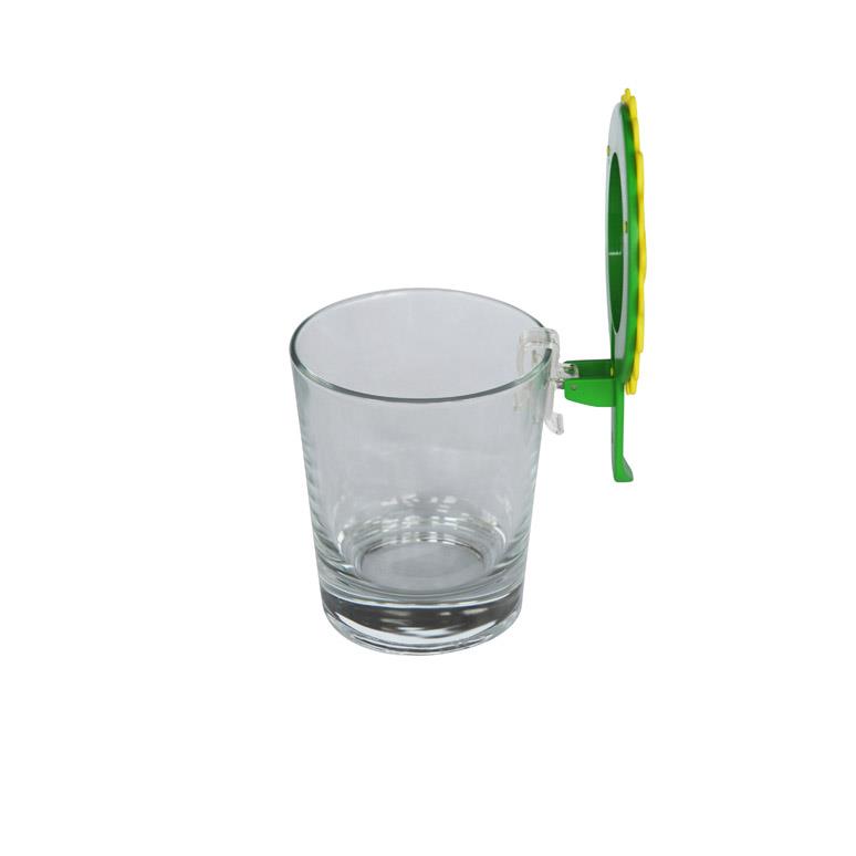 Glas-Abdeckung Sunflower Mit Clip