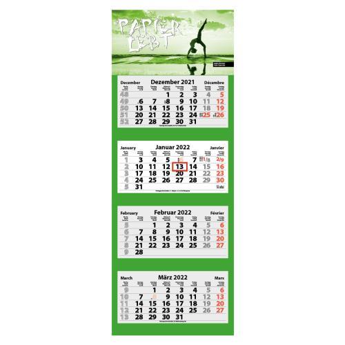 4-Monats Faltkalender ´Quatrus-Light Plus´