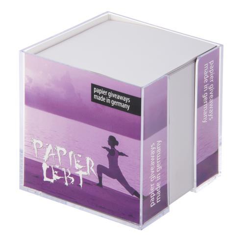 Zettelbox ´Trendy-B´ 10 x 10 x 10 cm, einwandig