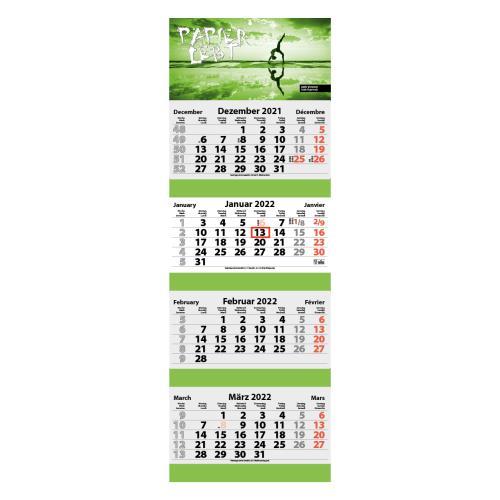 4-Monats Faltkalender ´Quatrus-Deluxe´